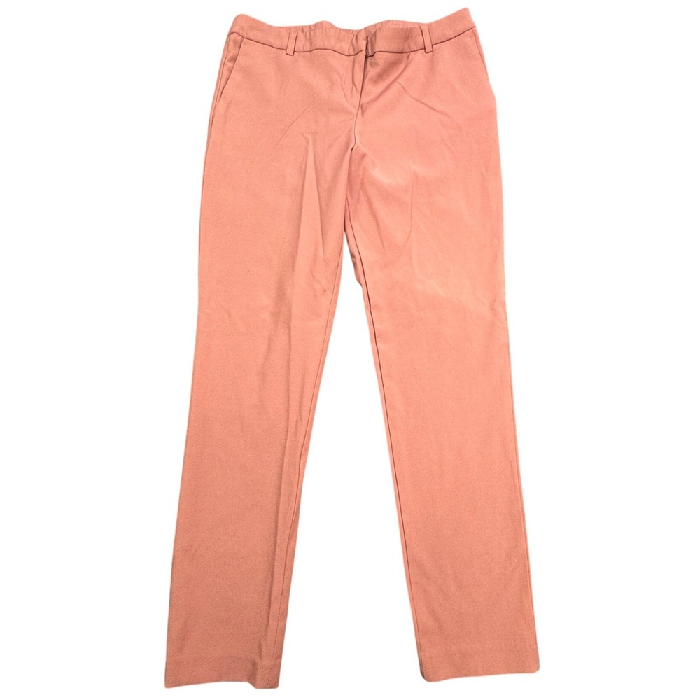 Adrienne Vittadini Dress Pants Womens 10 Dusty Rose Terracotta Office Career